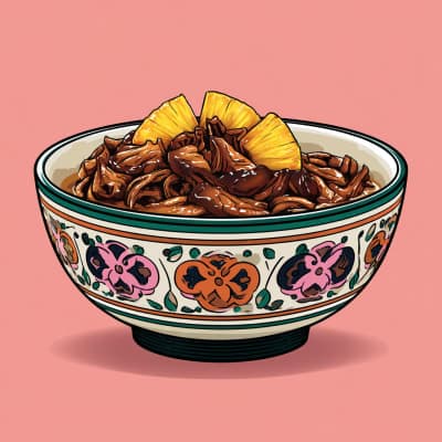 Pineapple Teriyaki Pork Shoulder