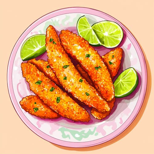 Air Fryer Baja Fish