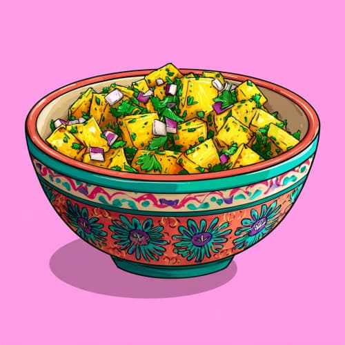 Charred Pineapple Salsa