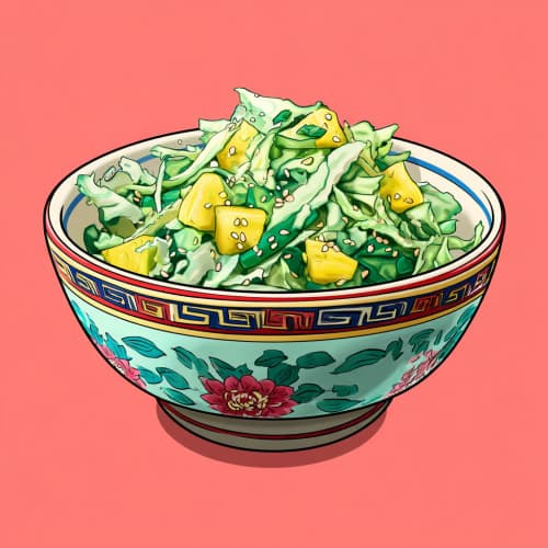 Ponzu Pineapple Slaw