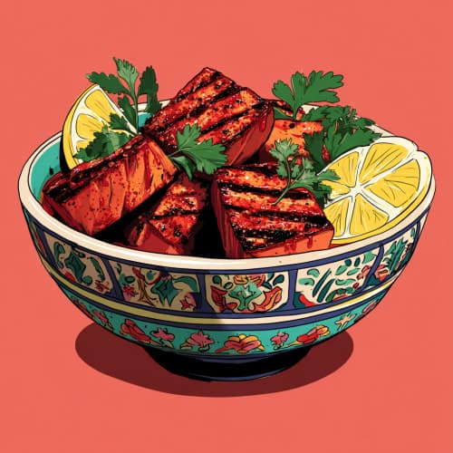 Harissa-Grilled Swordfish