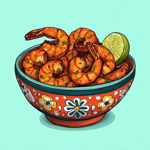 Jerk-Lime Grilled Shrimp