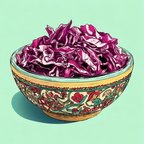 Shredded Red Cabbage