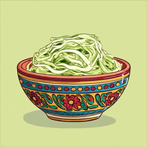 Shredded Green Cabbage