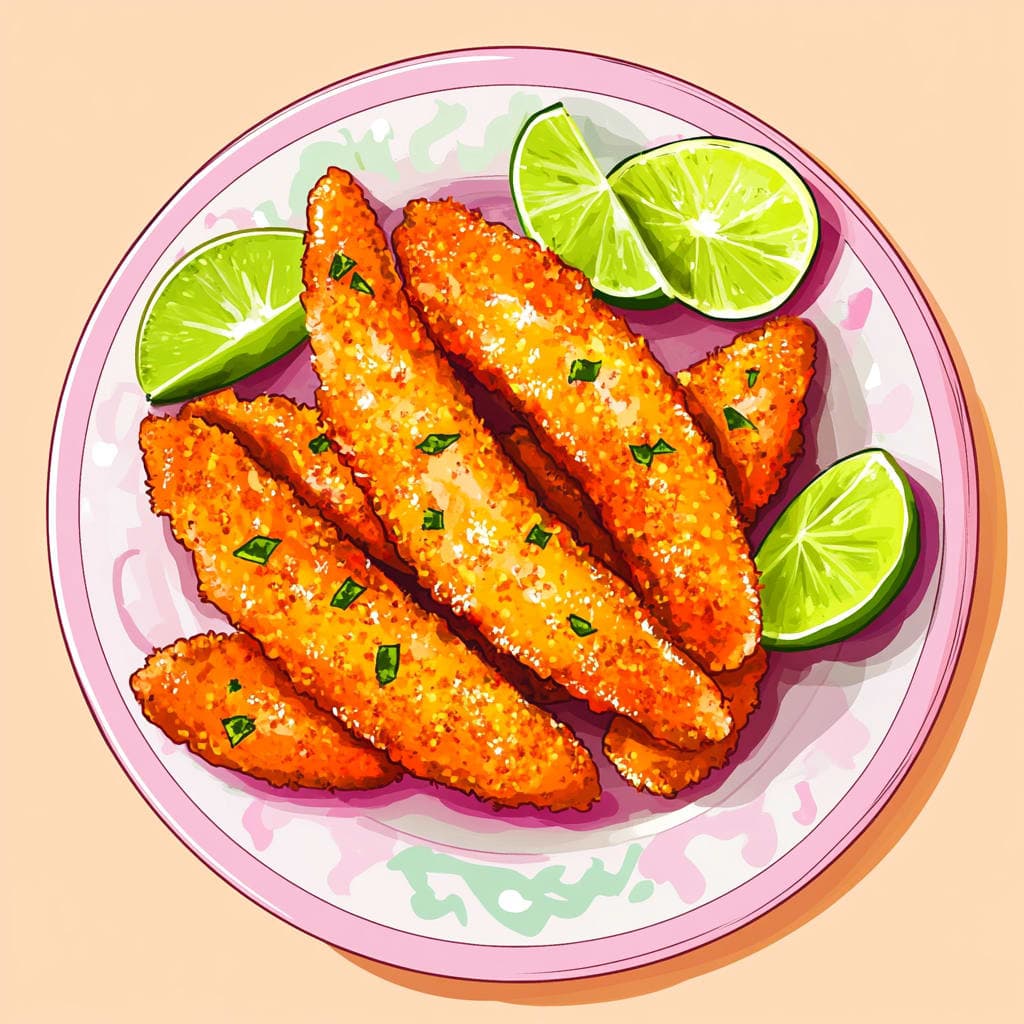 Air Fryer Baja Fish