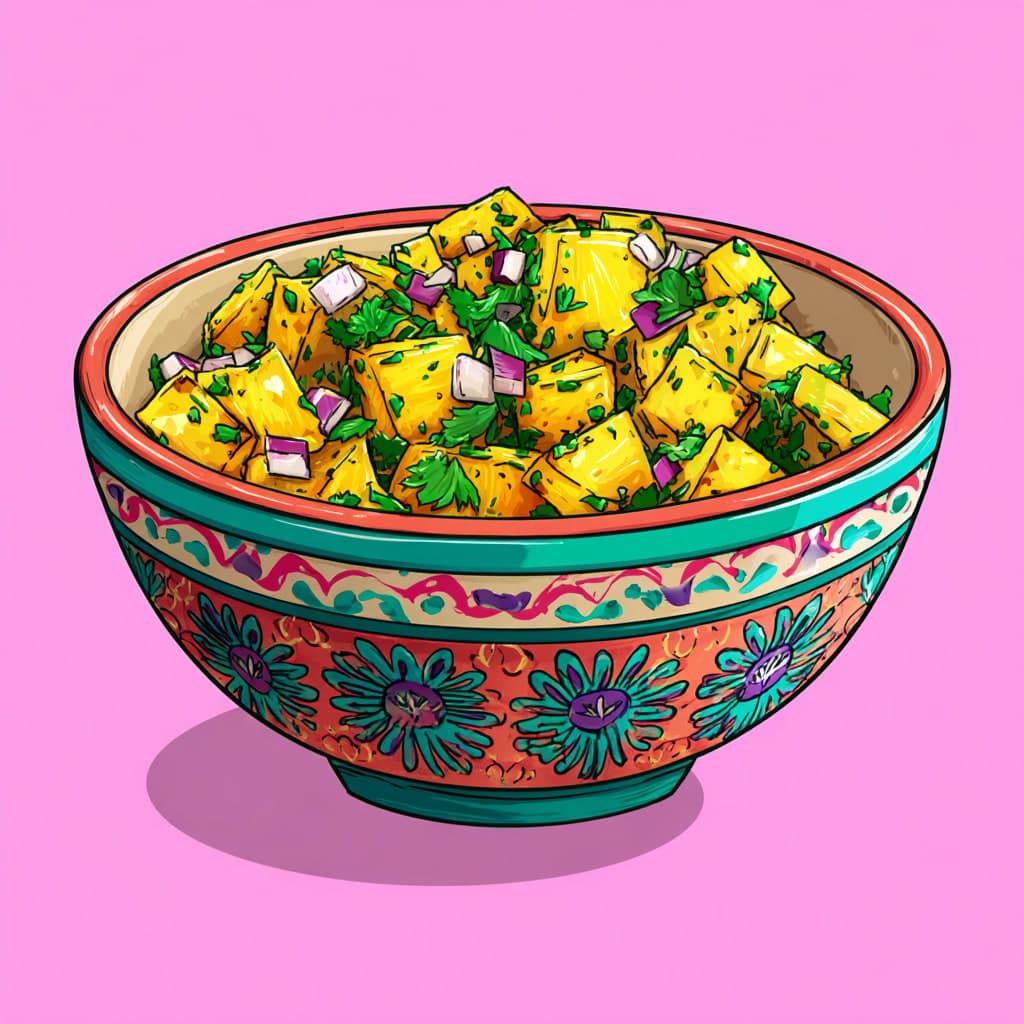 Charred Pineapple Salsa