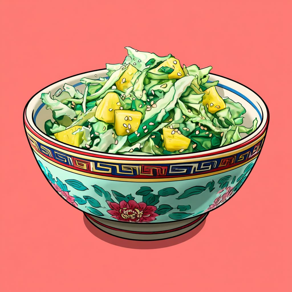 Ponzu Pineapple Slaw