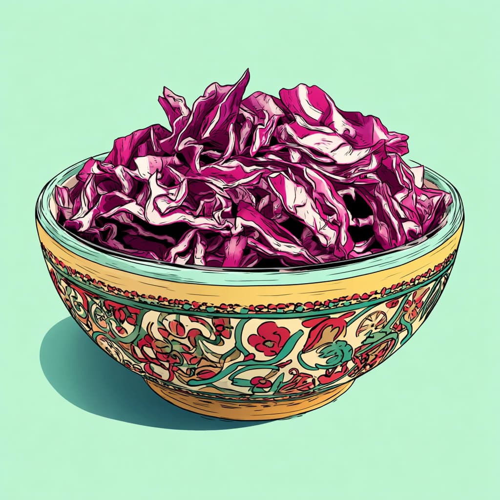 Shredded Red Cabbage