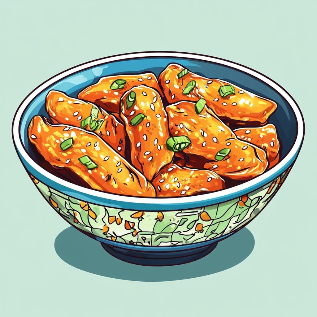 Spicy Glazed Crispy Whitefish