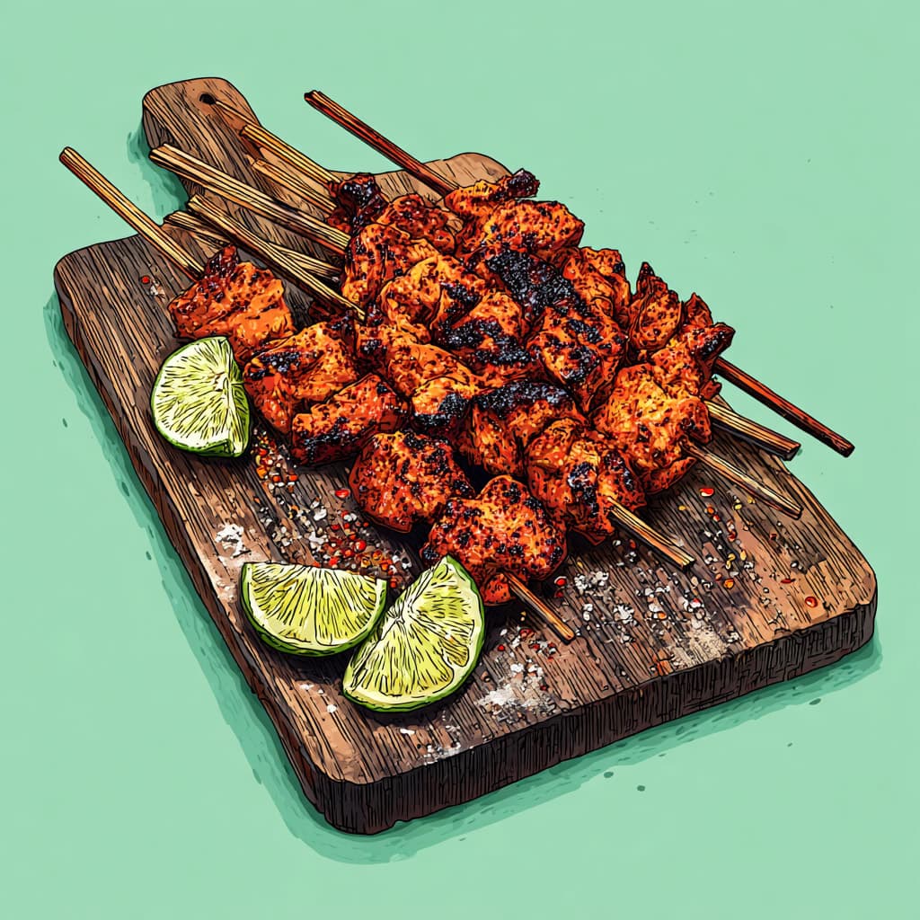 West African Suya Chicken