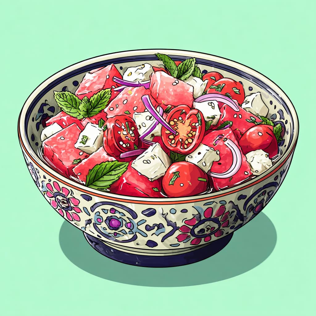 Watermelon-Feta Relish